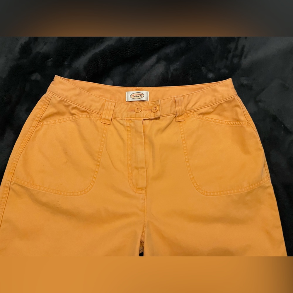 size 10 talbots orange pants